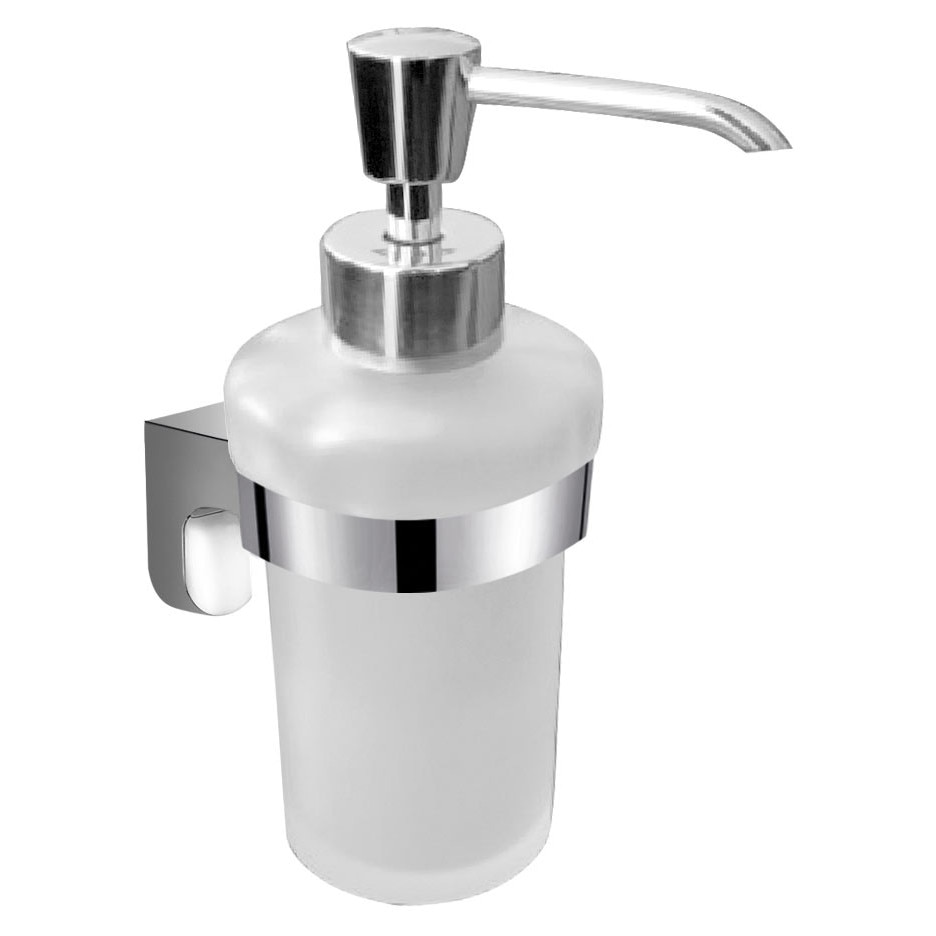 Distribuitor sapun lichid Grace, crom/sticla mata