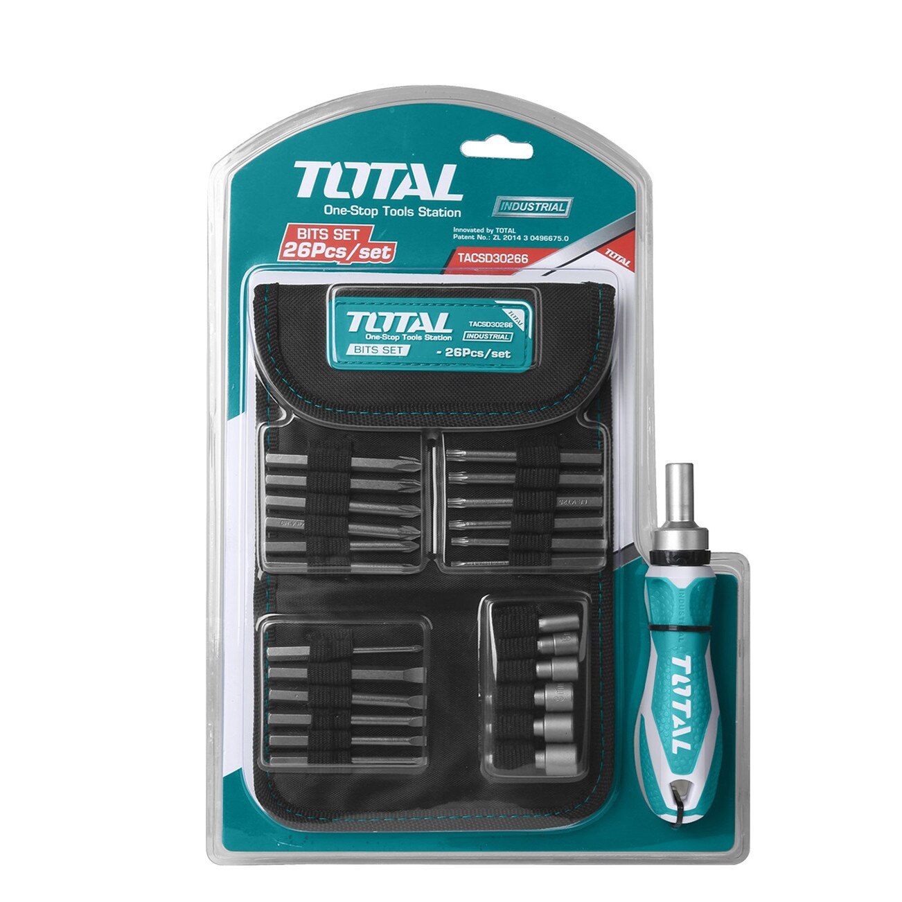 Set surbelnita cu clichet 26 piese Total