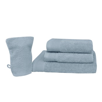 Set baie 4 produse Lux Collection, Silver, 100% bumbac Terry Selection, 550 gr/mp Set baie 4 produse Lux Collection, Silver, 100% bumbac Terry Selection, 550 gr/mp