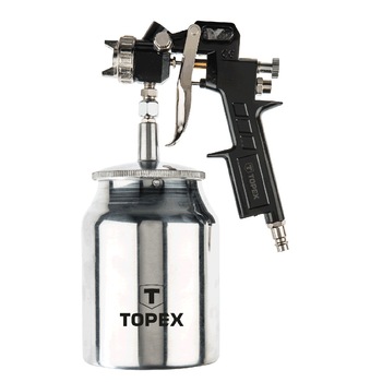 Pistol de vopsit cu borcan, 1L, 4bar, Topex 75M206 Pistol de vopsit cu borcan, 1L, 4bar, Topex 75M206