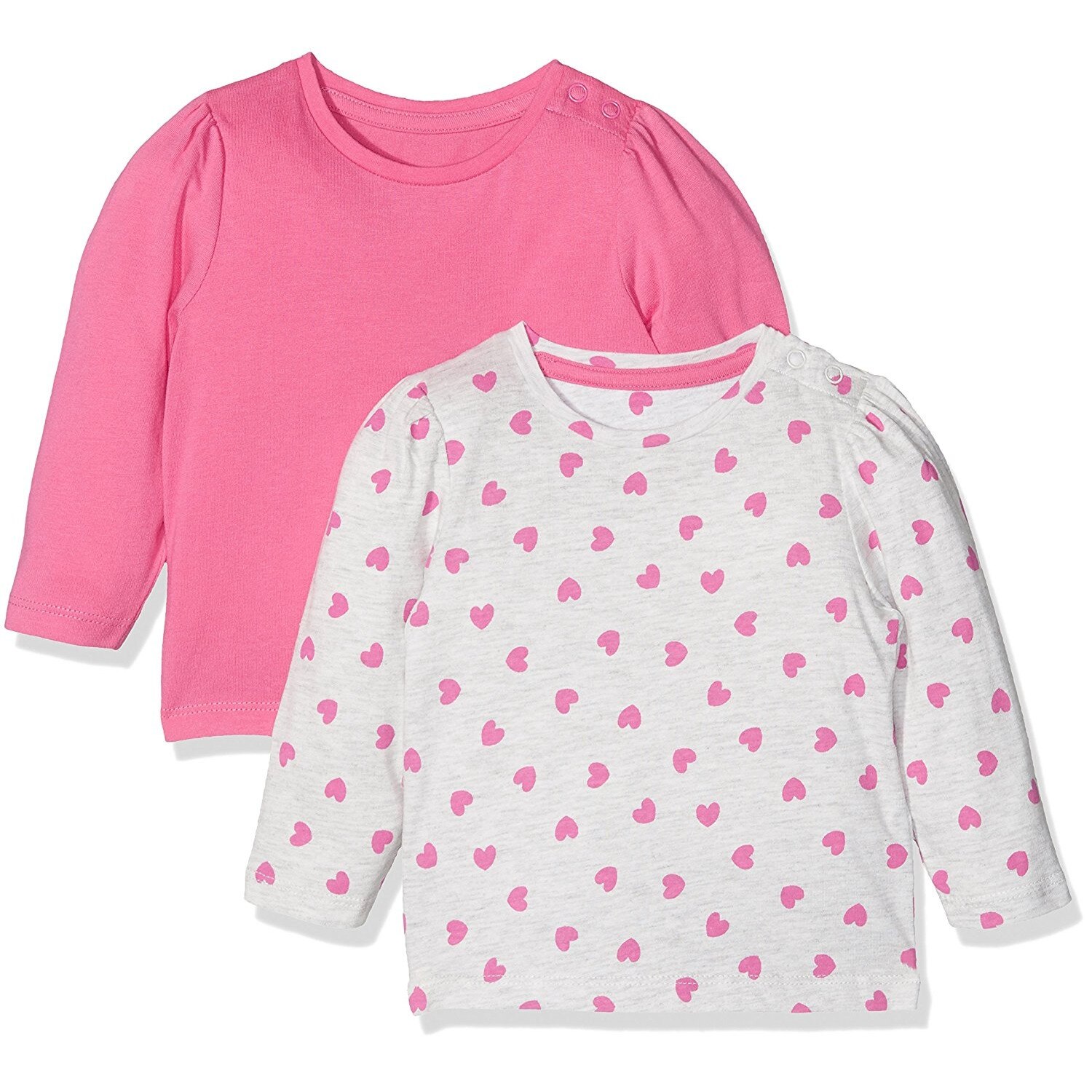 Set 2 Bluze, Motherare, Grey Hearts, Gri/Roz