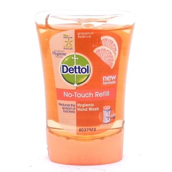 Rezerva sapun lichid, Dettol No-Touch, Grapefruit, antibacterian 250 ml Rezerva sapun lichid, Dettol No-Touch, Grapefruit, antibacterian 250 ml