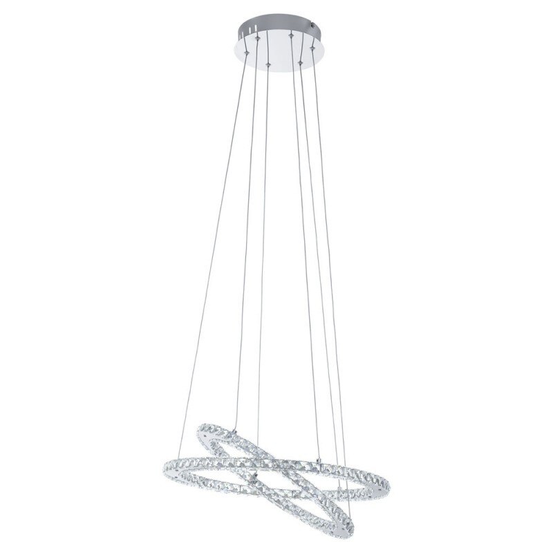 Lustra Varrazo EGLO, metal,cristal ,cromat
