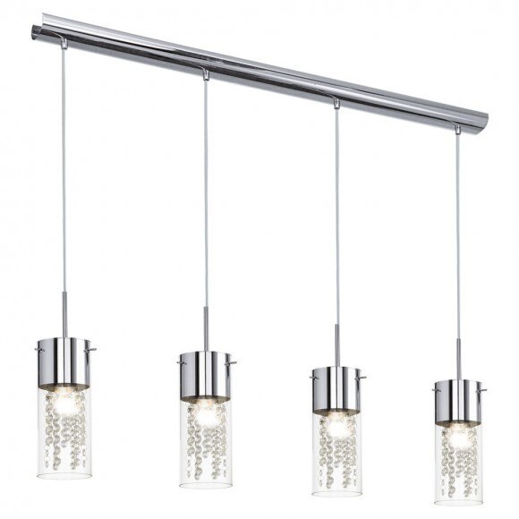 Lustra Diamond EGLO, metal,sticla,cristal ,cromat