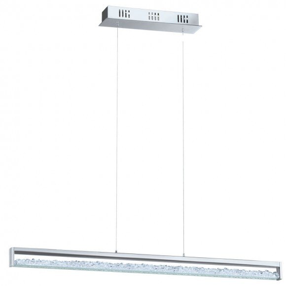 Lustra Cardito 1 EGLO, metal,sticla,cristal ,transparent