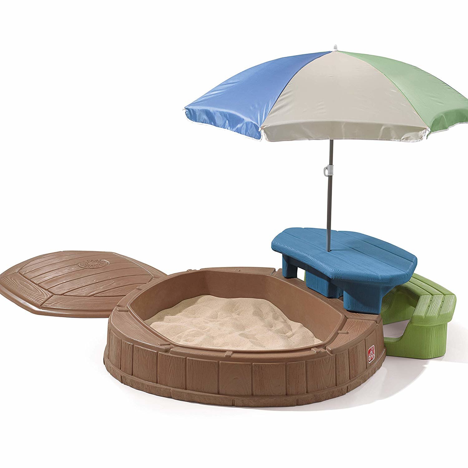 Spatiu de joaca STEP2 Summertime Play Center, 168 x 144 x 177 cm, +2 ani, multicolor, MGC