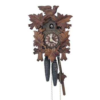 Ceas cu cuc mecanic Schneider realizat din lemn, finisaj nuc 30x20 cm Ceas cu cuc mecanic Schneider realizat din lemn, finisaj nuc 30x20 cm