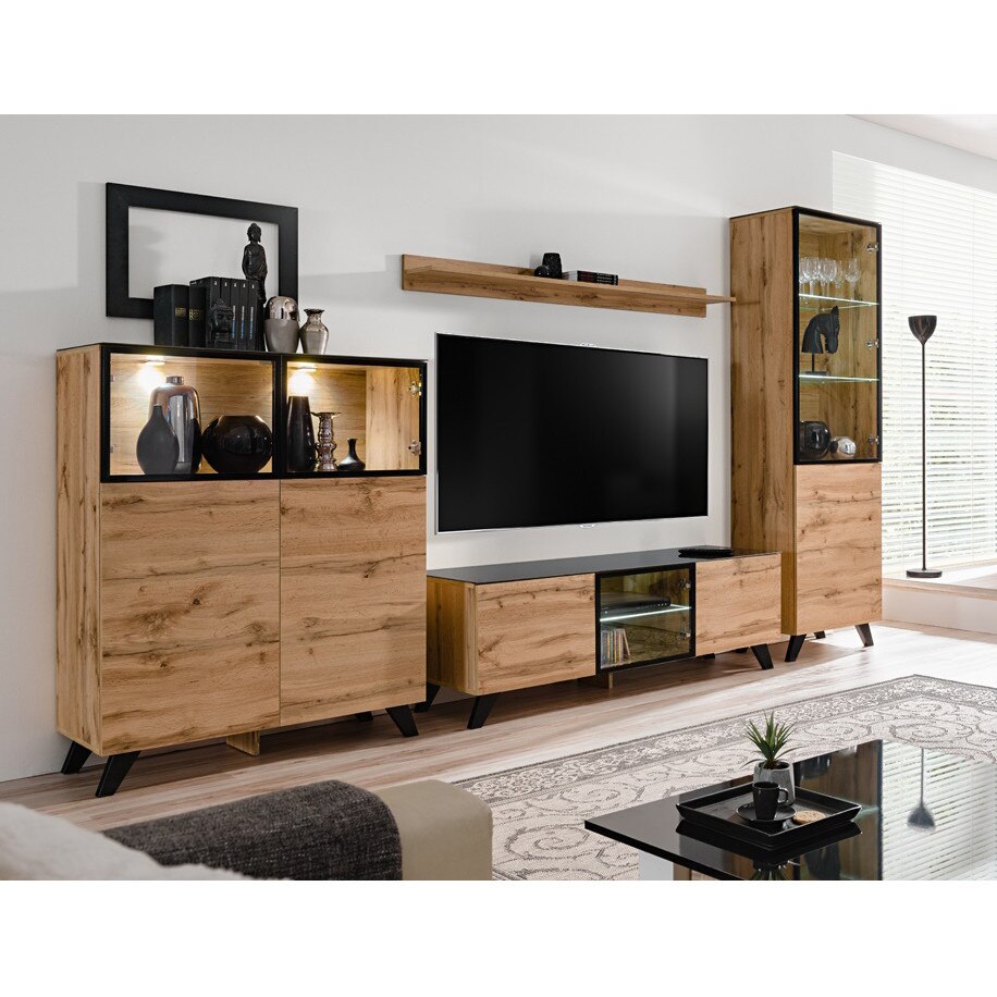 Living Genarom Thin 27 WT TH, Stejar Wotan, 340 x 197 x 45 cm