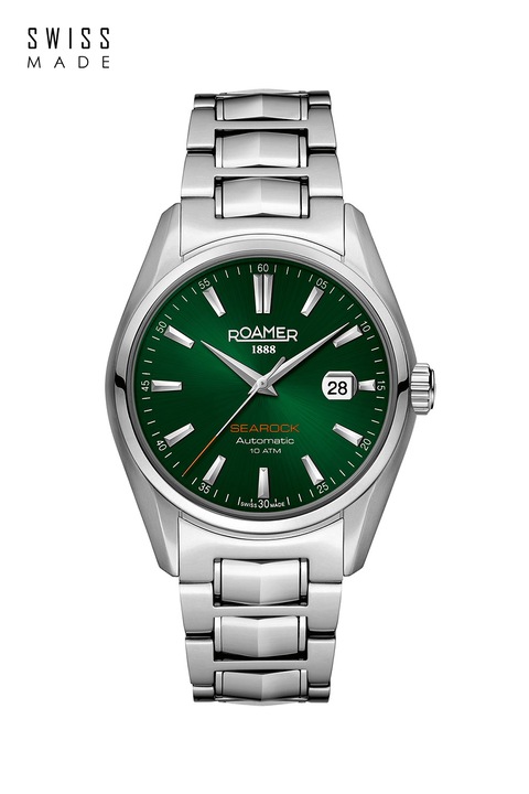 Roamer of Switzerland, Ceas automatic cu bratara metalica, Argintiu