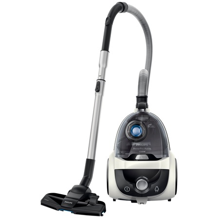 Aspirator fara sac Philips PowerPro Active FC8647/91, 1500 W, 1.7 l, Tub telescopic din metal, Filtru EPA 10, Alb