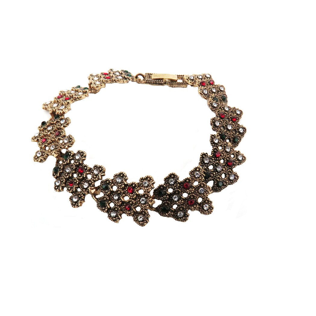 Bratara aurie multicolora,16 cm