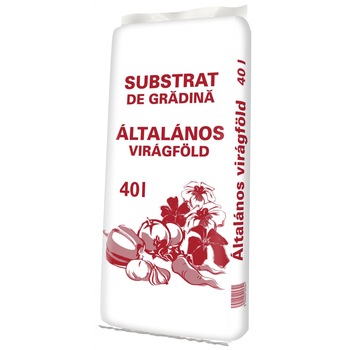 Substrat universal Agro, Imbogatit cu substante nutritive, Poate fi folosit pentru rasadirea florilor in jardiniere de balcon, 40 L, AN Substrat universal Agro, Imbogatit cu substante nutritive, Poate fi folosit pentru rasadirea florilor in jardiniere de balcon, 40 L, AN