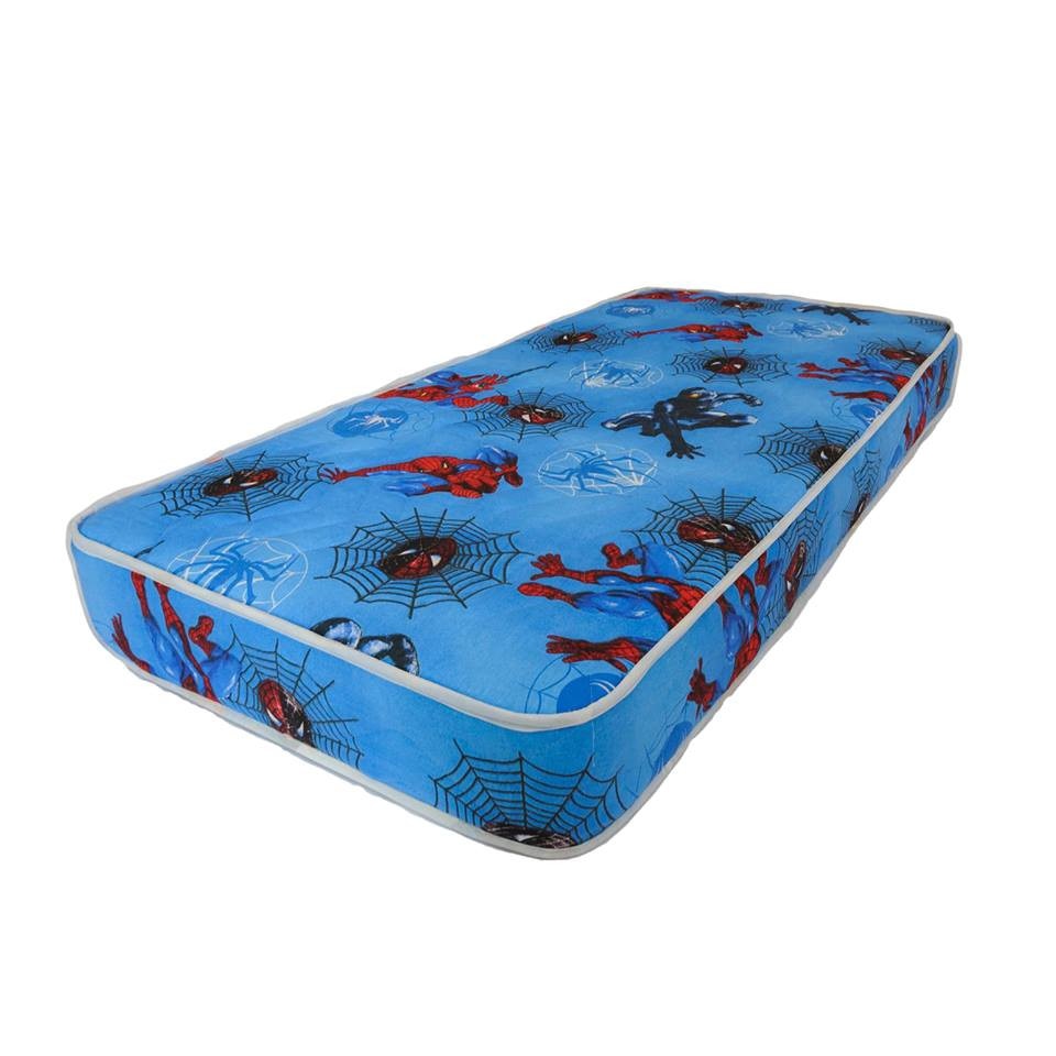 Saltea junior Ortopedica husa Bumbac model Spider Man 80x180