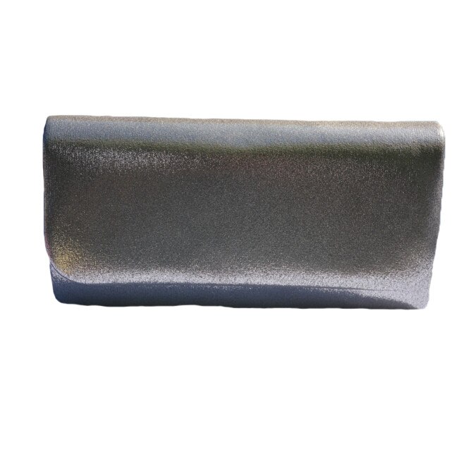 Poseta plic, eleganta, cu aspect sclipicios, D&J Exclusive, Gri deschis