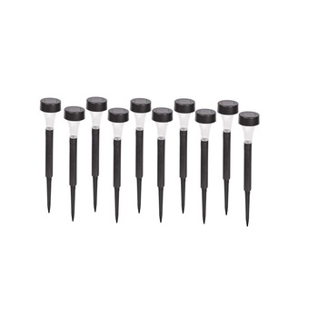 Set 10 buc. Lampa solara de gradina plastic, LED, 30cm, IP44, Tip tarus Set 10 buc. Lampa solara de gradina plastic, LED, 30cm, IP44, Tip tarus