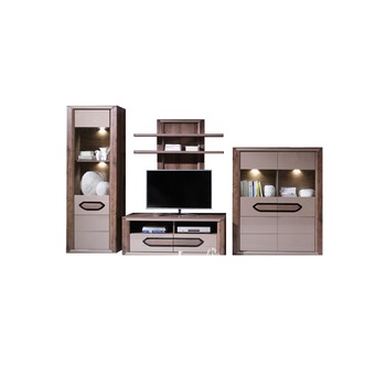 Biblioteca Cliff A, CB, culoare Cappucino/Nuc, LED-uri incluse Biblioteca Cliff A, CB, culoare Cappucino/Nuc, LED-uri incluse
