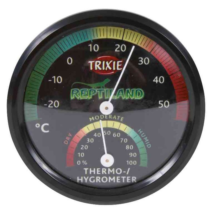Termometru / higrometru Trixie analog pentru terariu76113