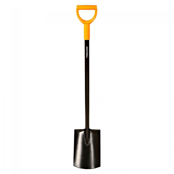 Багер Fiskars, Лесно боравене, Разполага с острие, изработено от стомана, Устойчивост, Използва се в строителството, селското стопанство