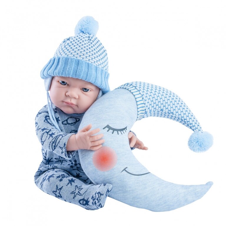 Bebelus baietel cu luna de jucarie - PIKOLIN, Paola Reina