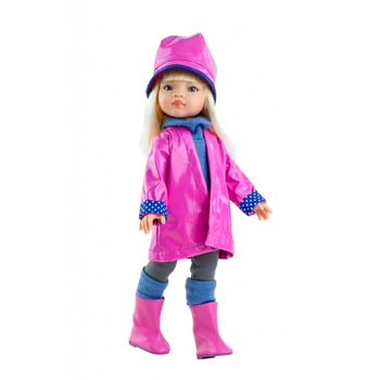 Papusa MANICA in costumatie de ploaie, Paola Reina Papusa MANICA in costumatie de ploaie, Paola Reina