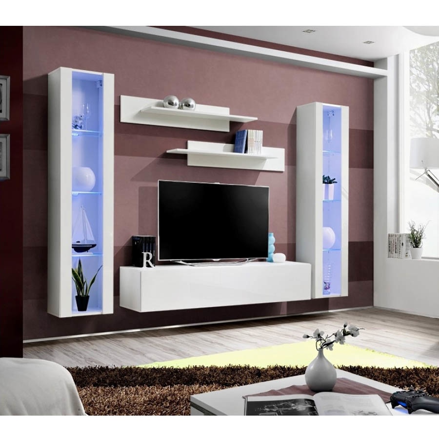 Living Genarom Fly B 23 WW FY A2, Alb/Alb Lucios, 260 x 190 x 40 cm