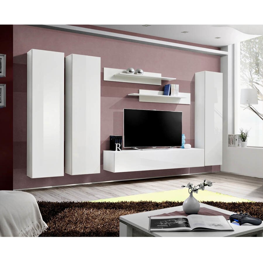 Living Genarom Fly D 23 WW FY C1, Alb/Alb Lucios, 310 x 190 x 40 cm