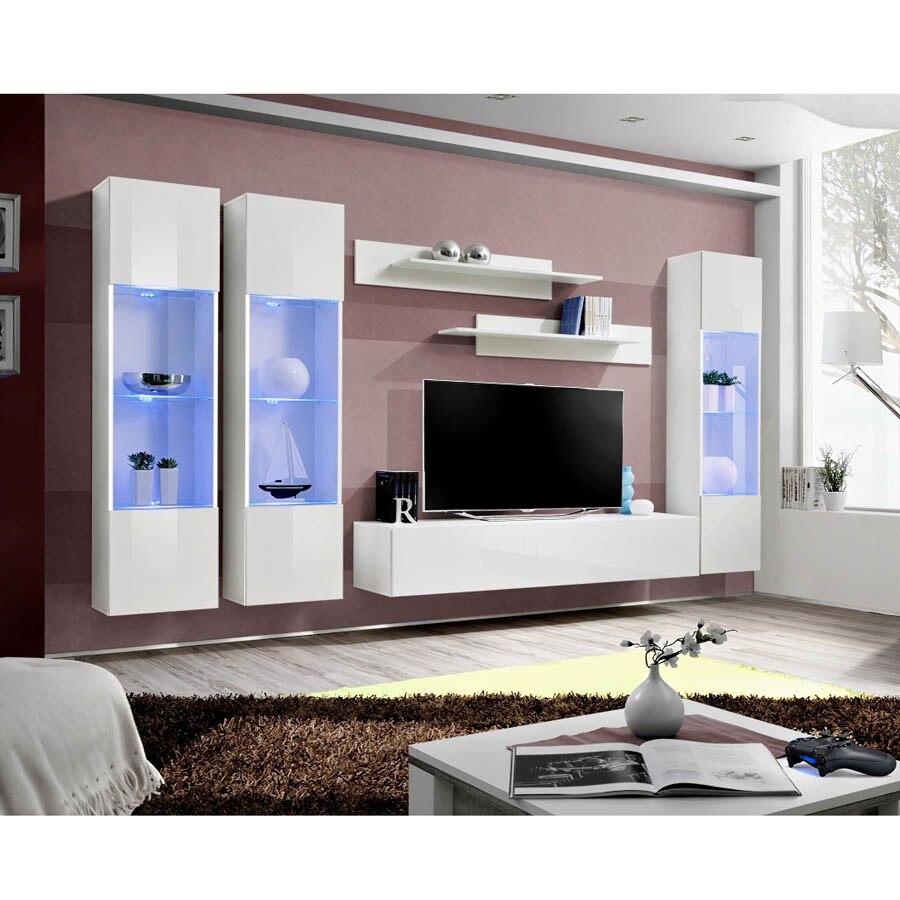 Living Genarom Fly D 23 WW FY C3, Alb/Alb Lucios, 310 x 190 x 40 cm