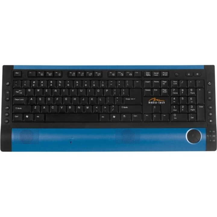 Мултимедийна клавиатура Media-tech MT1222 PARMA VP, Черен