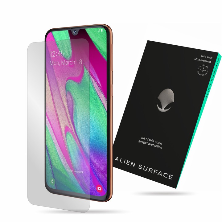 Alien Surface, Samsung Galaxy A40, képernyővédő fólia