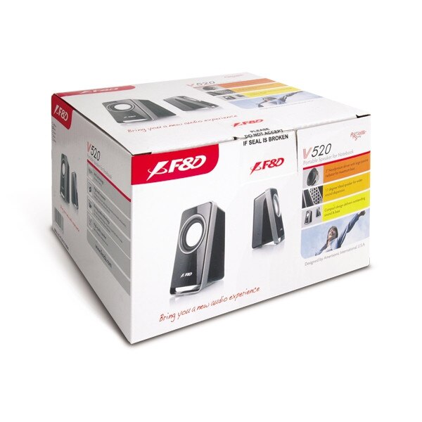 Boxa 2.0 F&D V520 Black - eMAG.ro