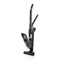 Aspirator fara fir Bosch BBH32101 Flexxo 2 in 1, baterie Li-Ion de 21,6 V, timp de functionare 50 de minute, depozitare incorporata pentru accesorii, negru la miezul noptii