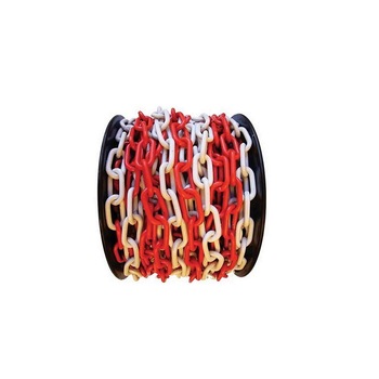 Lant plastic pe tambur Strend Pro, lungime 25 m, grosime 6 mm, alb/rosu Lant plastic pe tambur Strend Pro, lungime 25 m, grosime 6 mm, alb/rosu