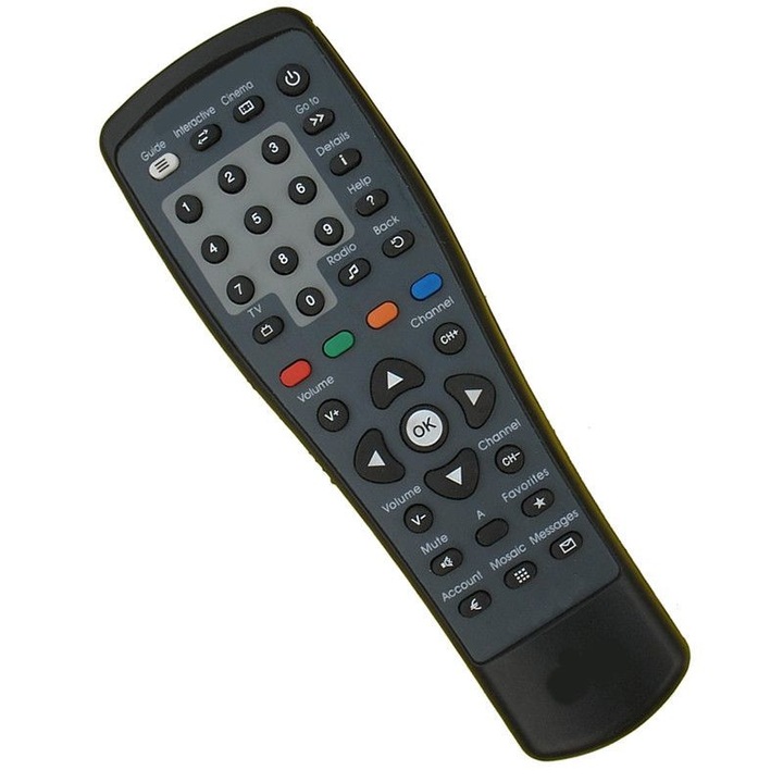 Дистанционно за приемници Dolce Sat, черно