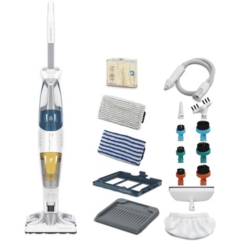 Aspirator cu abur Rowenta RY8561WH Clean & Steam Multi, 1700 W, autonomie abur 30 min, recipient praf 0.5 L, recipient apa 0.4L, Alb Aspirator cu abur Rowenta RY8561WH Clean & Steam Multi, 1700 W, autonomie abur 30 min, recipient praf 0.5 L, recipient apa 0.4L, Alb