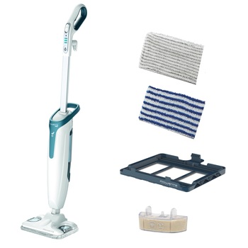 Mop cu abur Rowenta RY6597WH Steam Power, 1200 W, 0.6 L, filtru anticalcar, 3 setari ale aburului, Alb Mop cu abur Rowenta RY6597WH Steam Power, 1200 W, 0.6 L, filtru anticalcar, 3 setari ale aburului, Alb