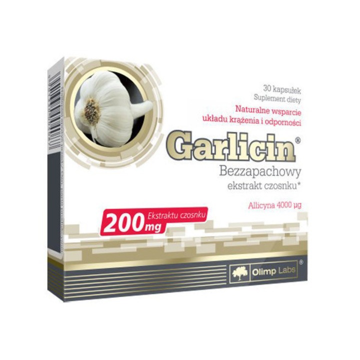 Olimp Labs Fokhagyma kivonat, 200 mg, 30 kapszula