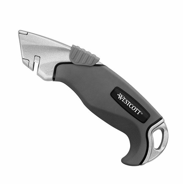 Cutter profesional aluminiu, autoincarcare, lama trapezoidala, WESTCOTT