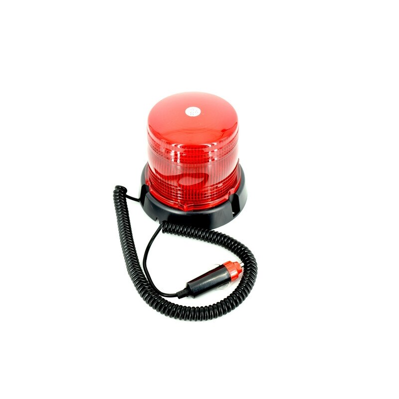 Girofar cu Flash iMK, 12V, Prindere pe magnet, Rosu