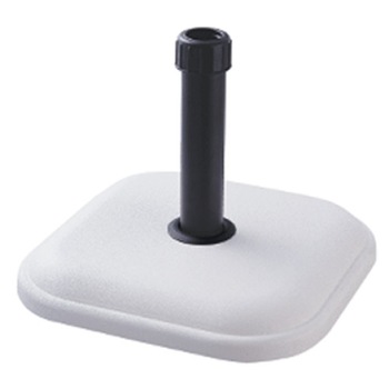 Suport,baza patrata umbrela soare 11kg culoare alba Suport,baza patrata umbrela soare 11kg culoare alba