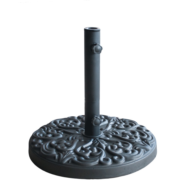 Suport rotund umbrela soare 25kg culoare neagra cu relief