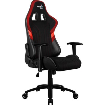 Scaun ergonomic pentru jocuri , Aerocool , AERO 2Alpha , negru cu rosu Scaun ergonomic pentru jocuri , Aerocool , AERO 2Alpha , negru cu rosu