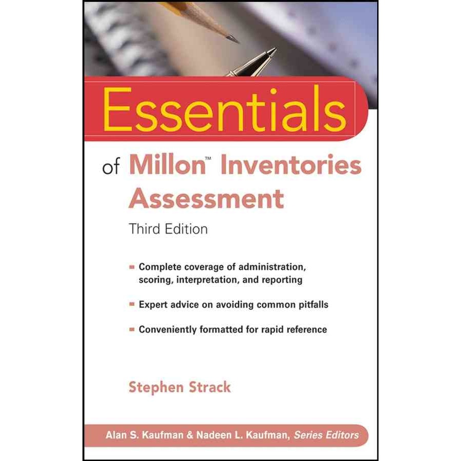 Essentials of Millon Inventories Assessment de Stephen Strack