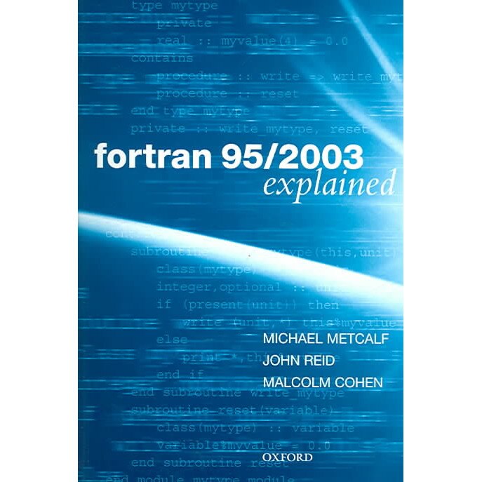 Fortran 95/2003 Explained de Michael Metcalf