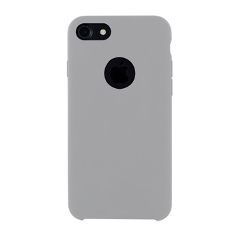 Husa Premium Liquid Silicon iPhone SE 2 / 8 / 7, Grey Husa Premium Liquid Silicon iPhone SE 2 / 8 / 7, Grey