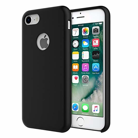 Husa Premium Liquid Silicon iPhone 7 / 8 Black