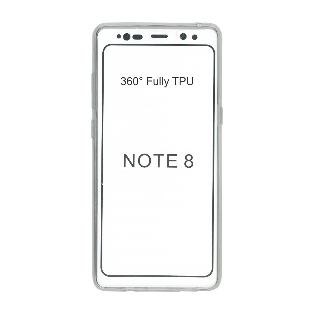 Husa din silicon clear 360, pentru Samsung Galaxy Note 8-Eurocell
