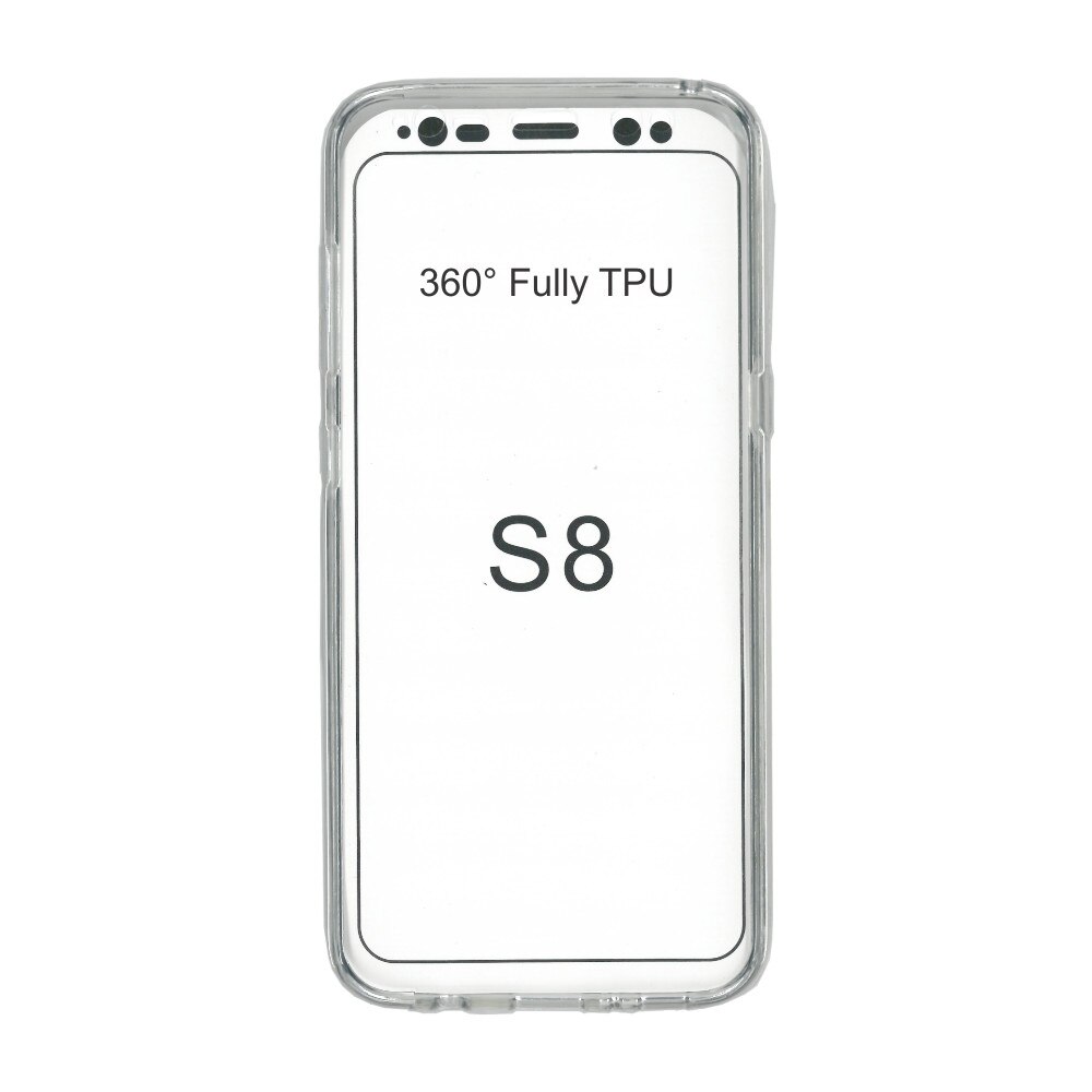 Husa din silicon clear 360, pentru Samsung Galaxy S8-Eurocell