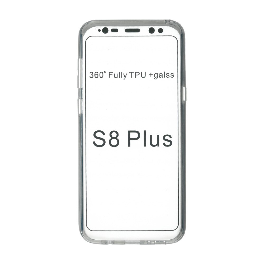 Husa din silicon clear 360, pentru Samsung Galaxy S8 plus-Eurocell