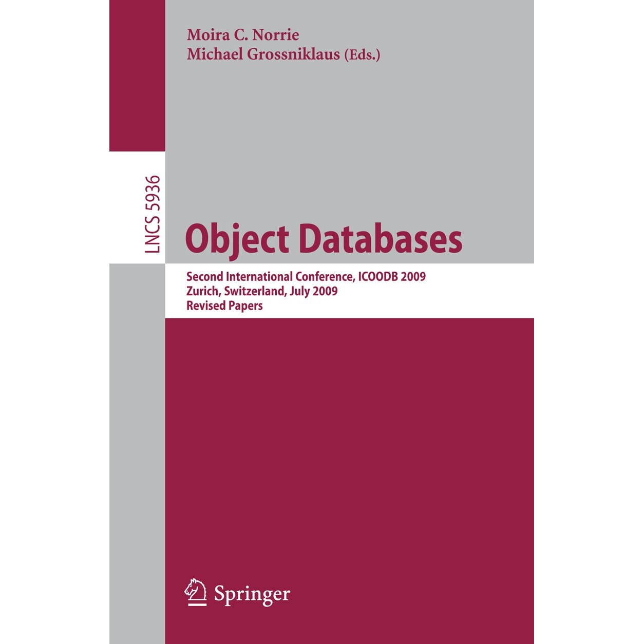Object Databases de Moira C. Norrie