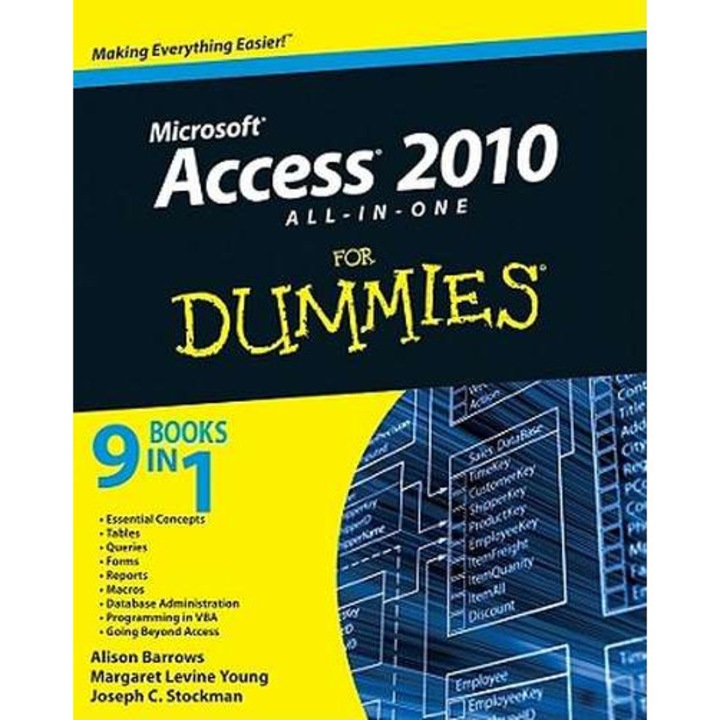 Access 2010 All-In-One for Dummies de Alison Barrows